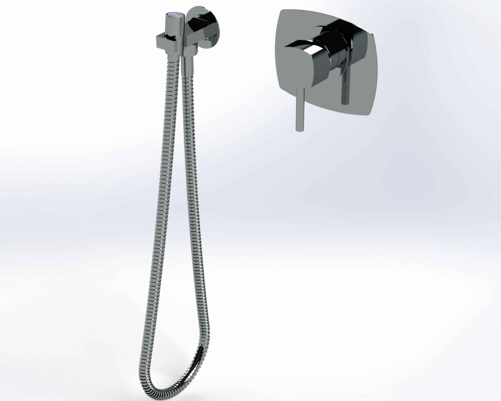 شیر توالت دو تکه توکار مدل 325