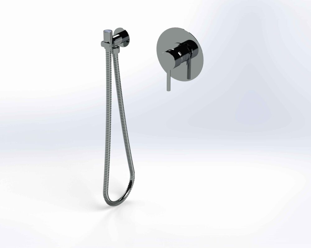 شیر توالت دو تکه توکار مدل 340