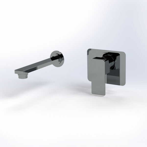 شیرروشویی توکار دو تکه مدل 345