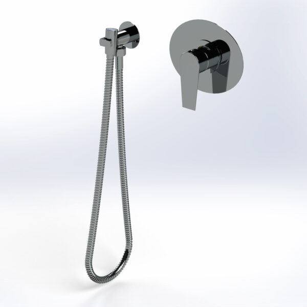 شیر توالت توکار دوتکه مدل 306